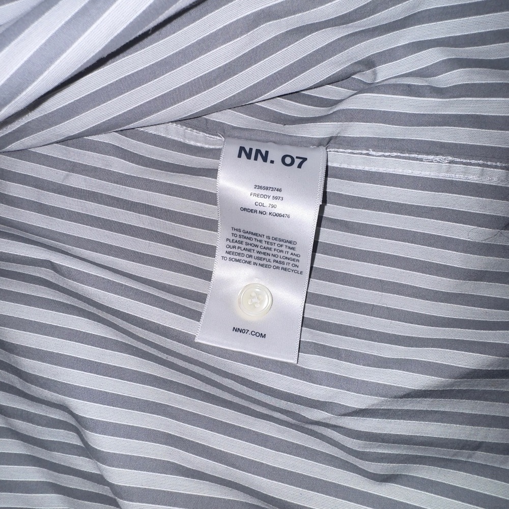 NN07 Freddy Men's Striped Button-Up Shirt - Picture 4 of 12